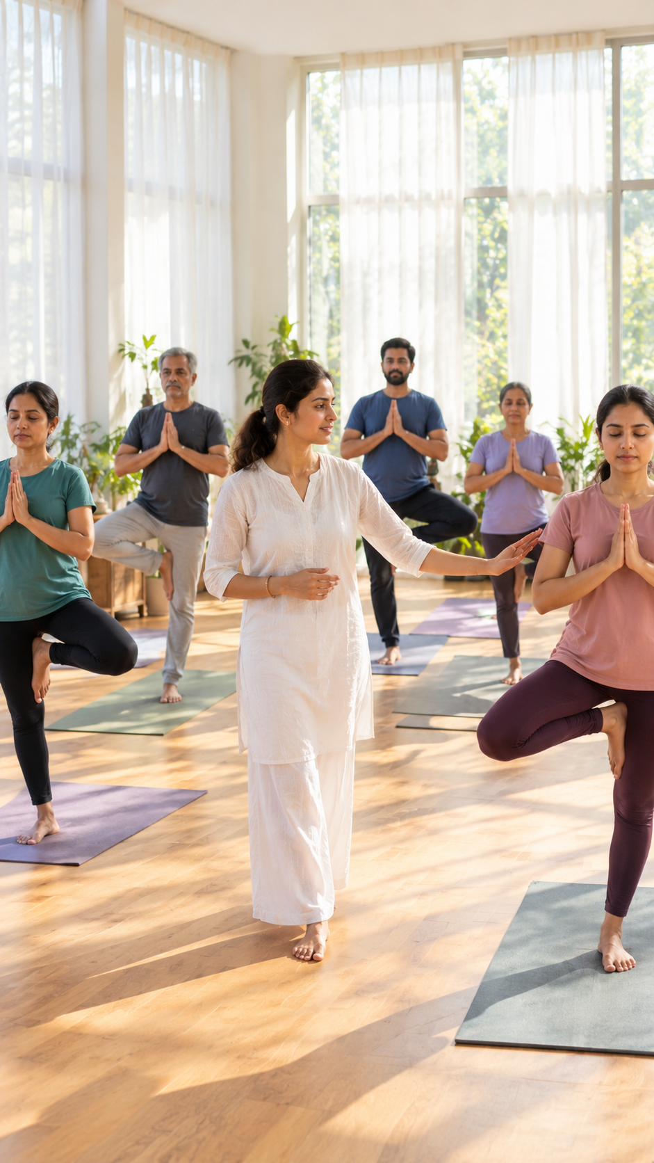 Hatha Yoga for Beginners at Sathyam Yoga, Coimbatore