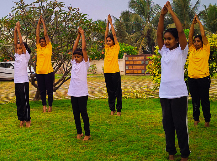 Sathyam Yoga — Serene Lotus Pose Practice